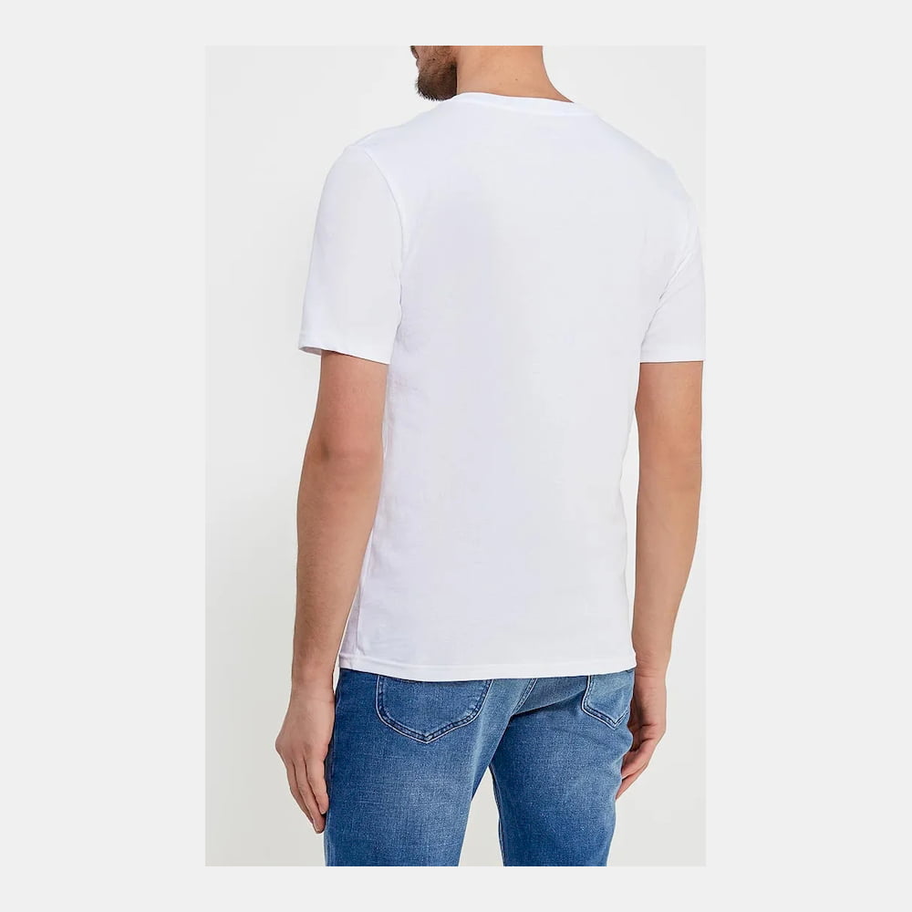 Lee T Shirt El62oa White Branco Shot9