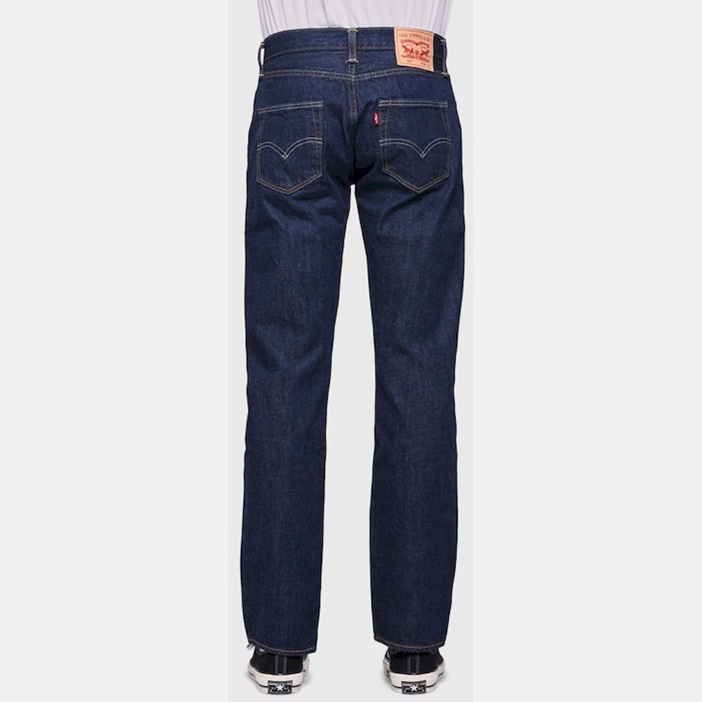 Calcas Levis 501 Original One Wash Denim Dark Wash