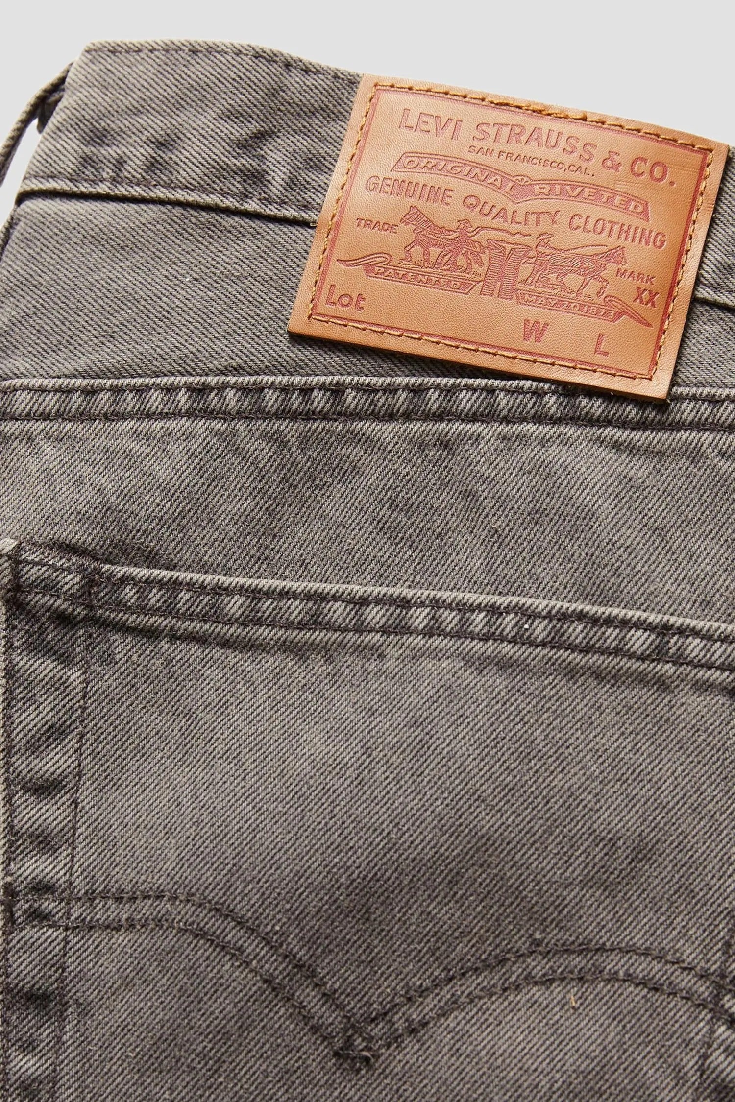 Levis Calcas Trousers 00501 3496 Denim Grey Denim Cinza_shot5