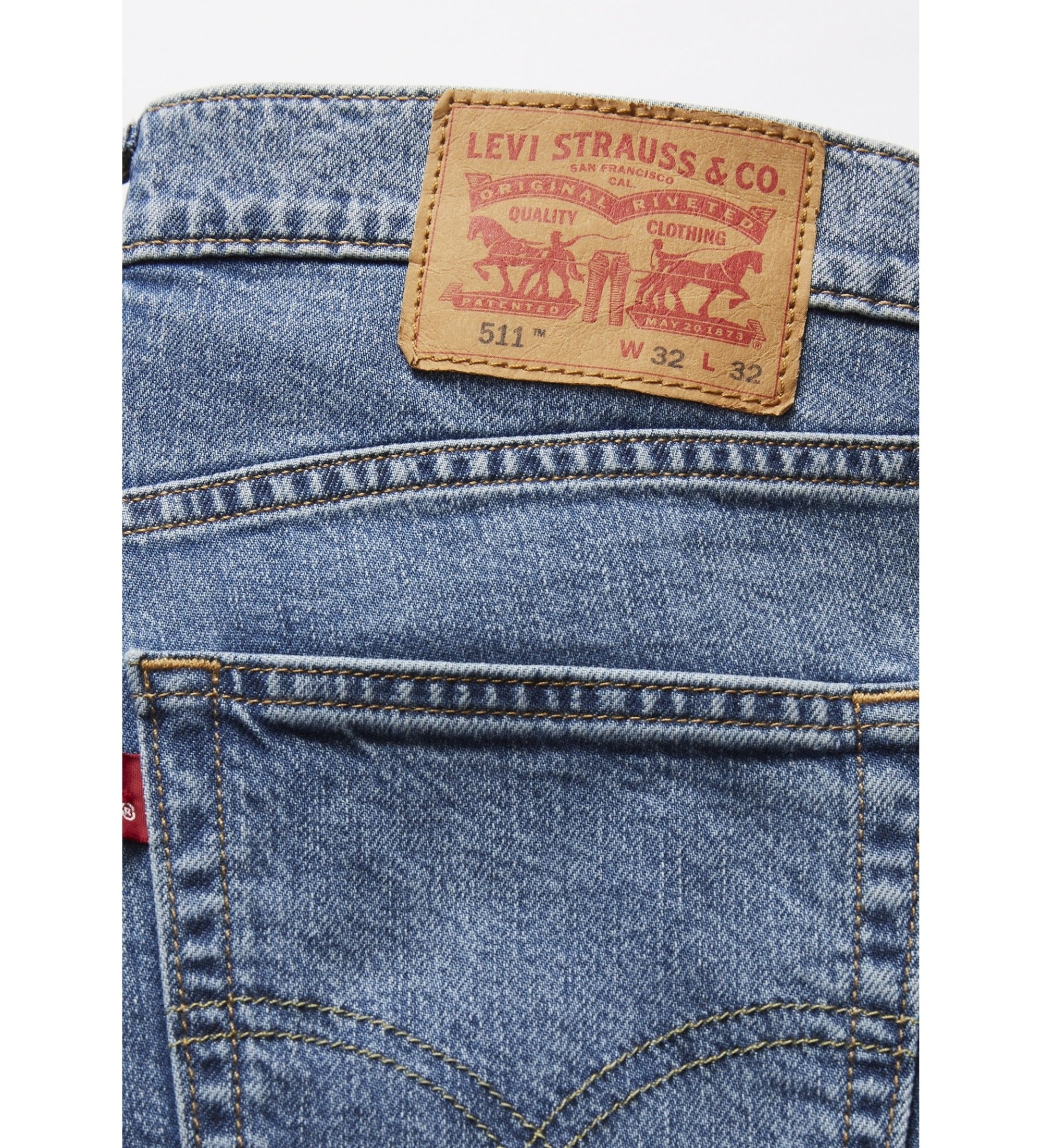 Levis Calcas Trousers 04511 5856 Light Wash Light Wash_shot1