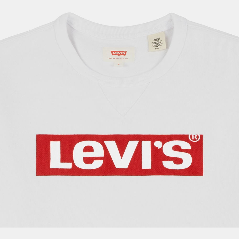 Levis Camisola Sweat 17895 0054 White Branco Shot6