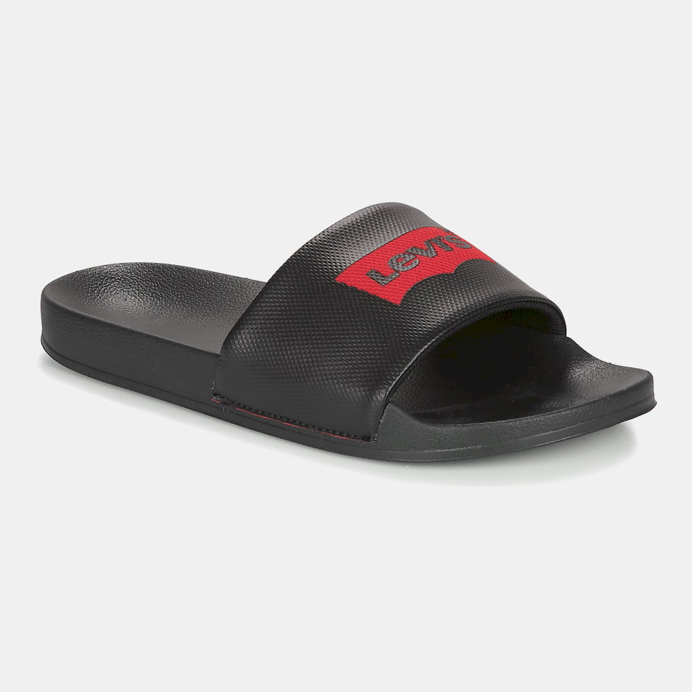 Levis Chinelos Slippers 37544 000x Black Red Preto Vermelho Shot2