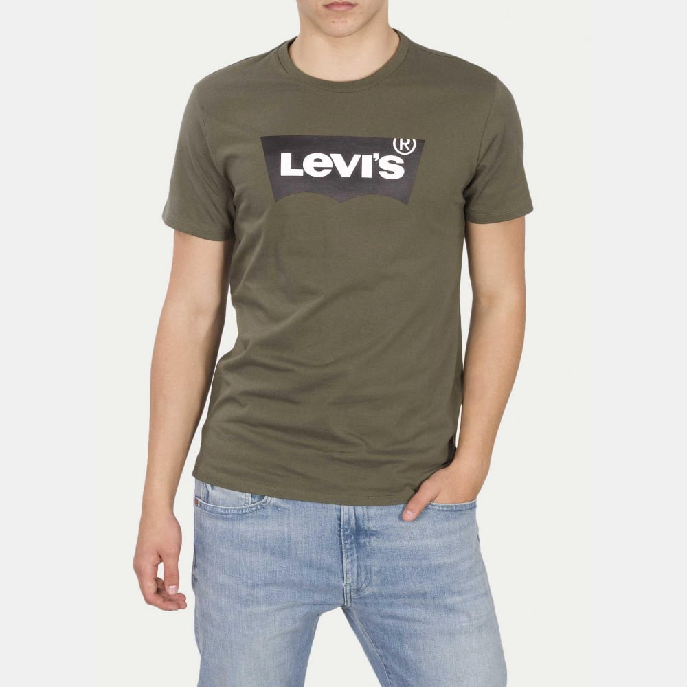 Levis T Shirt 22489 0153 Green Moss Verde Moss Shot5