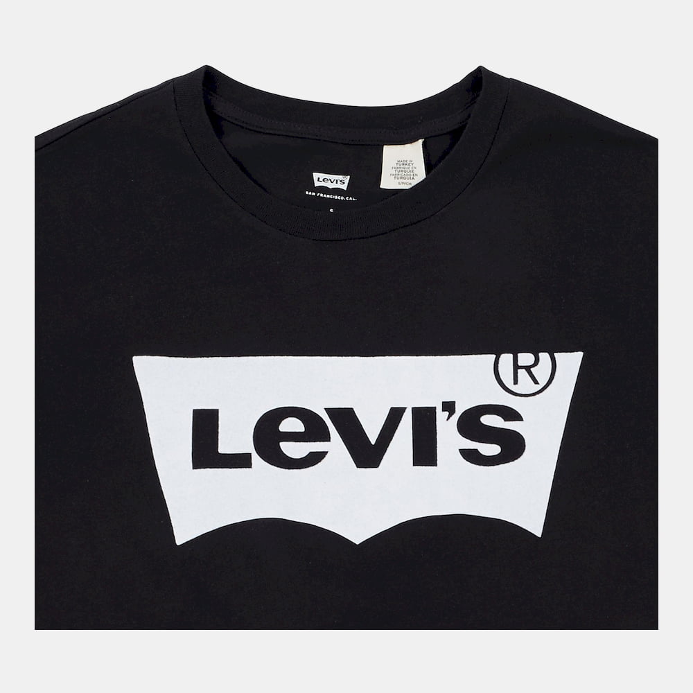Levis T Shirt 22489 01xx Blk White Preto Branco Shot10