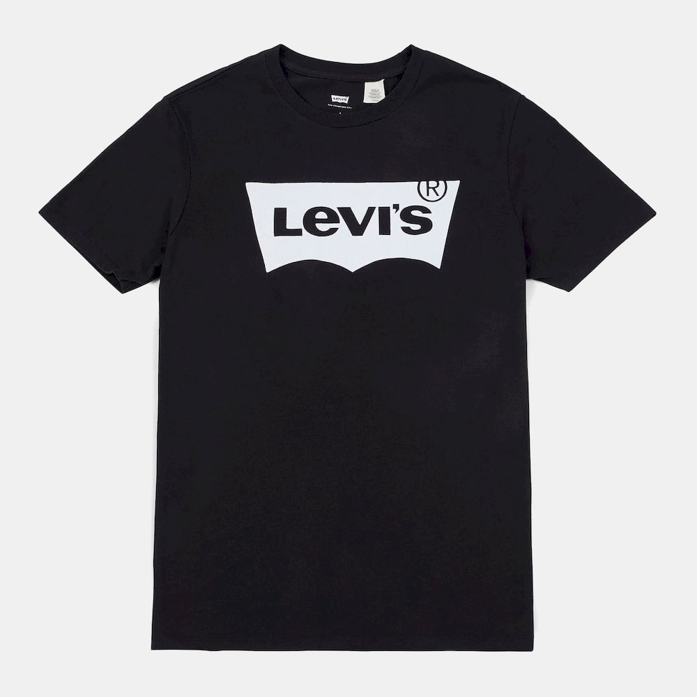 Levis T Shirt 22489 01xx Blk White Preto Branco Shot6