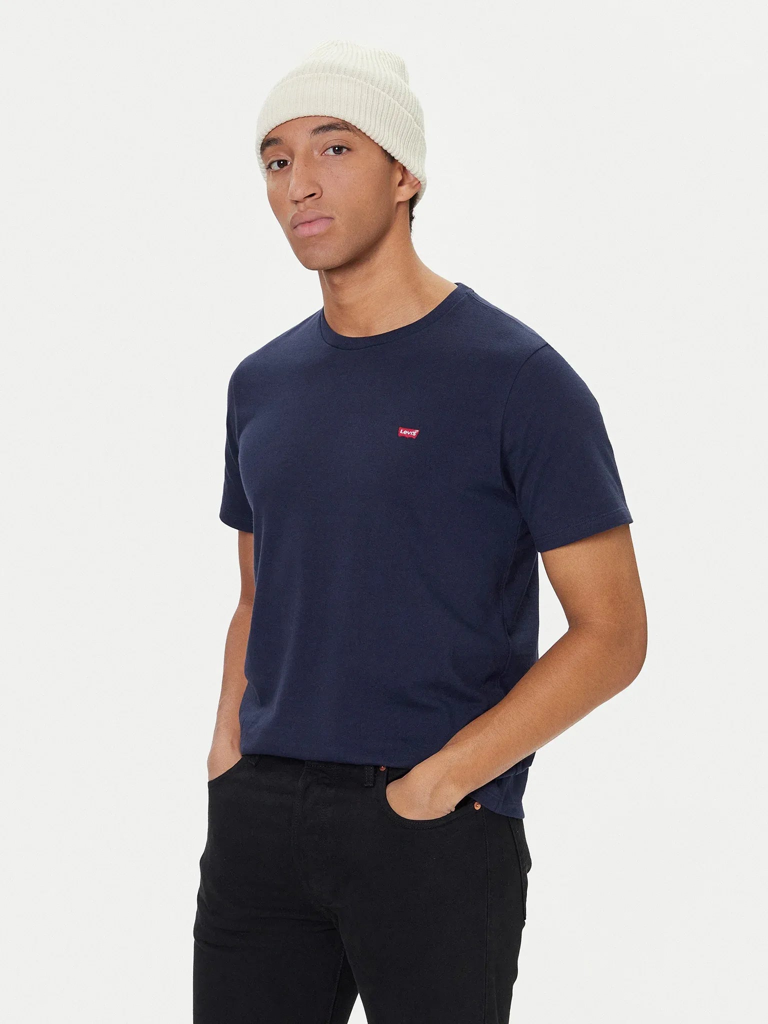 Levis T Shirt 56605 0017 Navy Navy_shot1