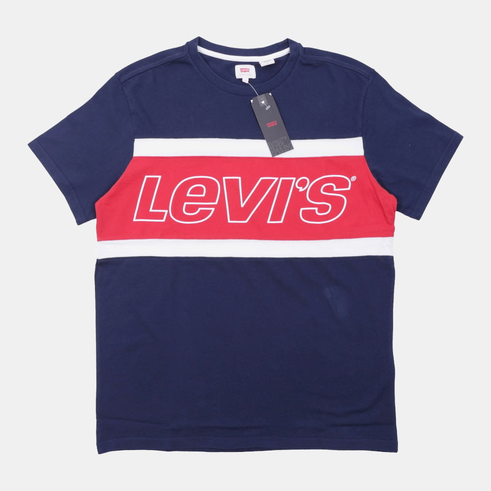 Levis T Shirt 79594 00xx Navy Wh Re Azul Branco Vermelho Shot6