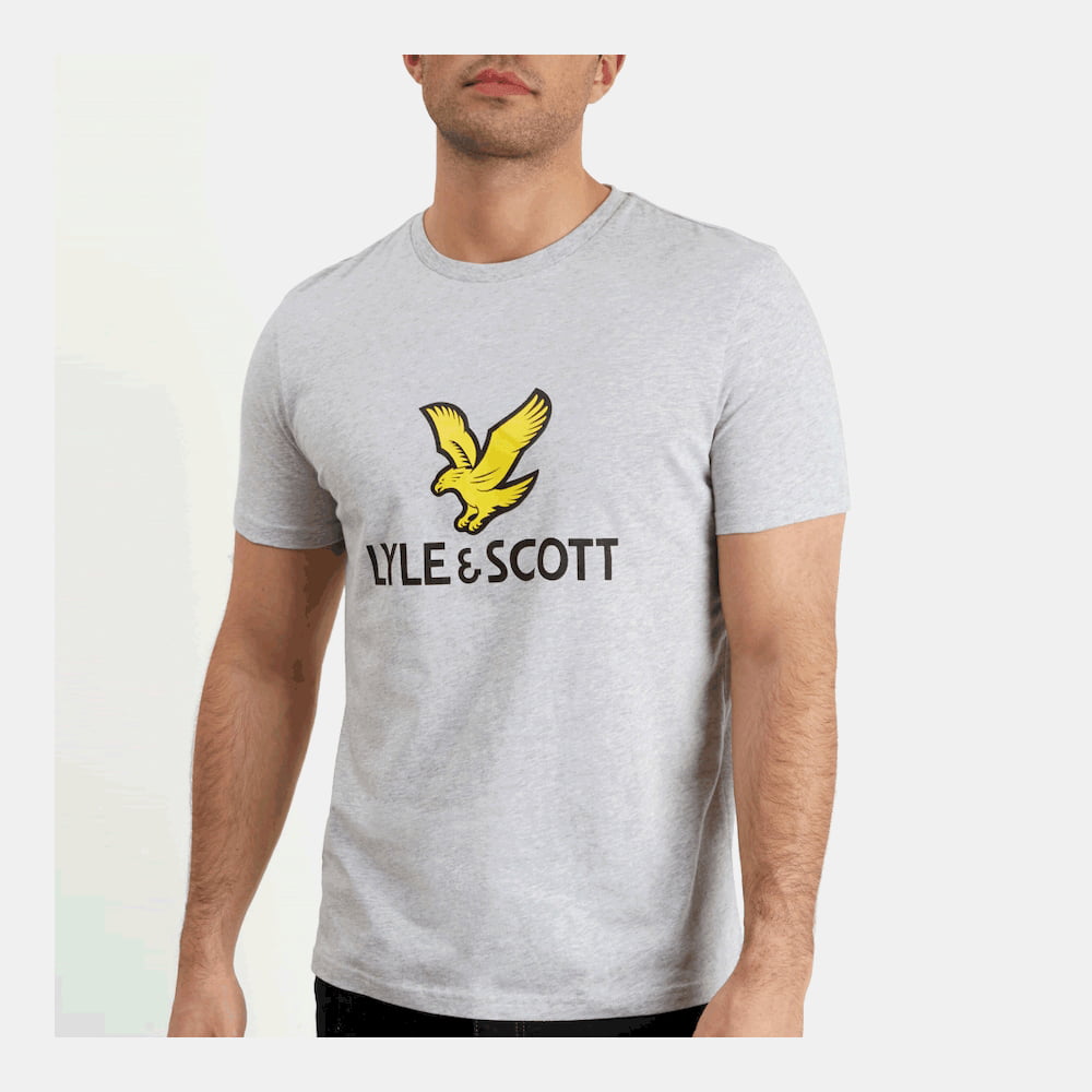 Lyle & Scott T Shirt Ts1020v Grey Cinza Shot3