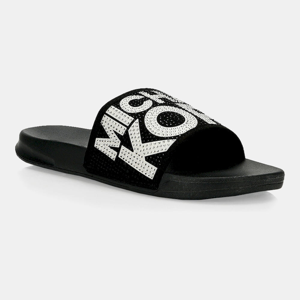 Michael Kors Chinelos Slippers Jett Jae Black Preto Shot4