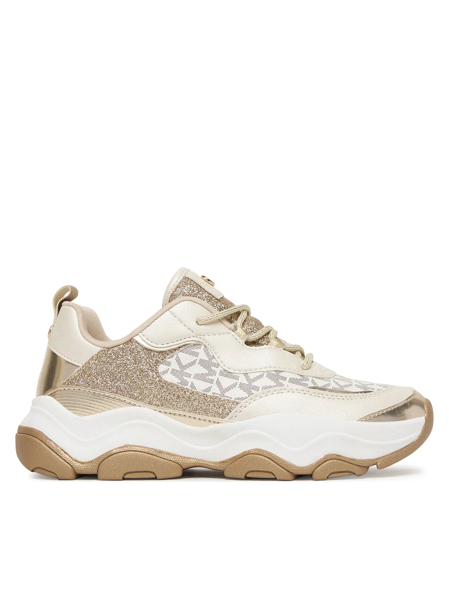 Michael Kors Sapatilhas Sneakers Shoes Atlas Vanila Gol Vanilla Ouro_shot1