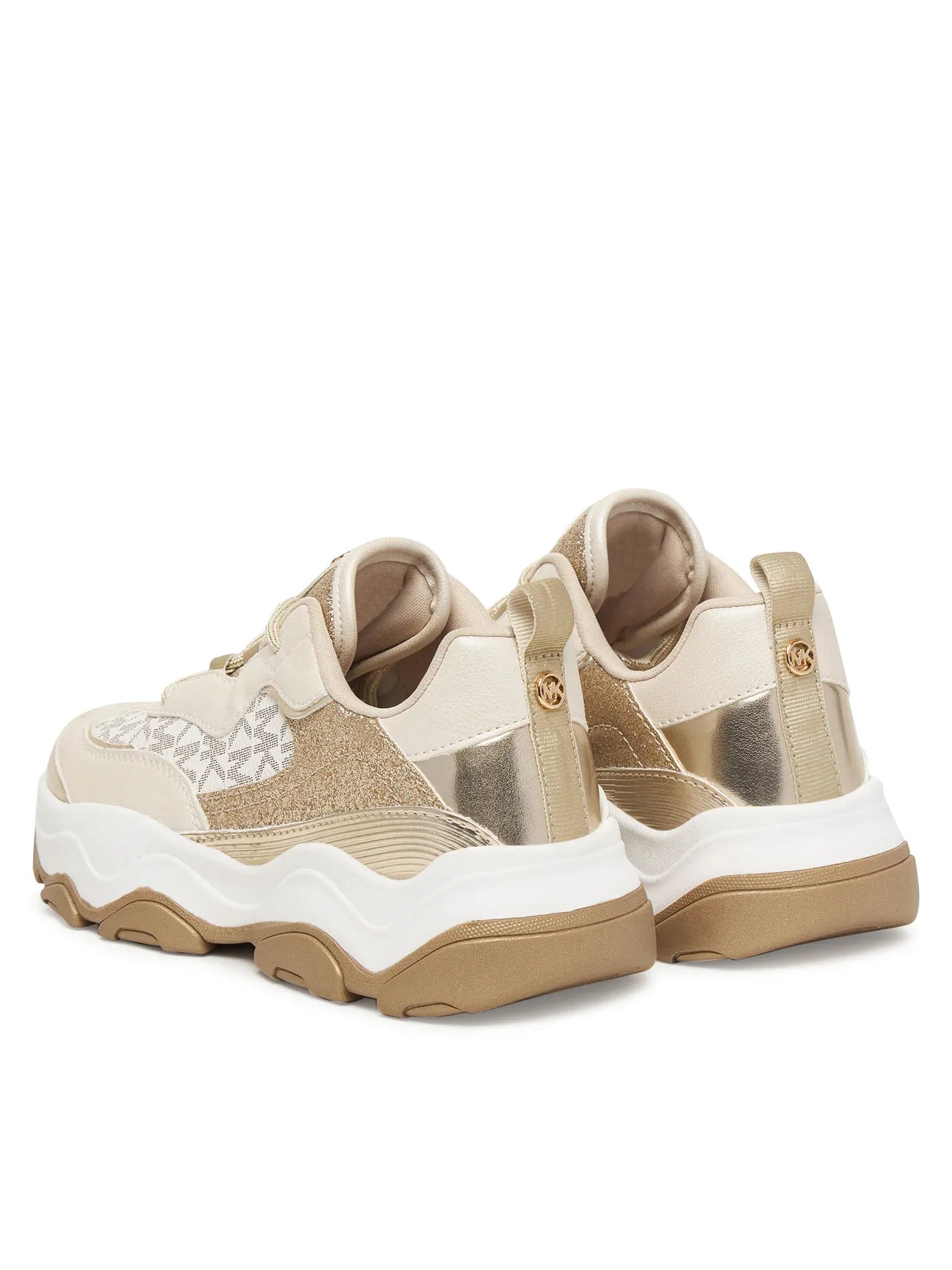 Michael Kors Sapatilhas Sneakers Shoes Atlas Vanila Gol Vanilla Ouro_shot2