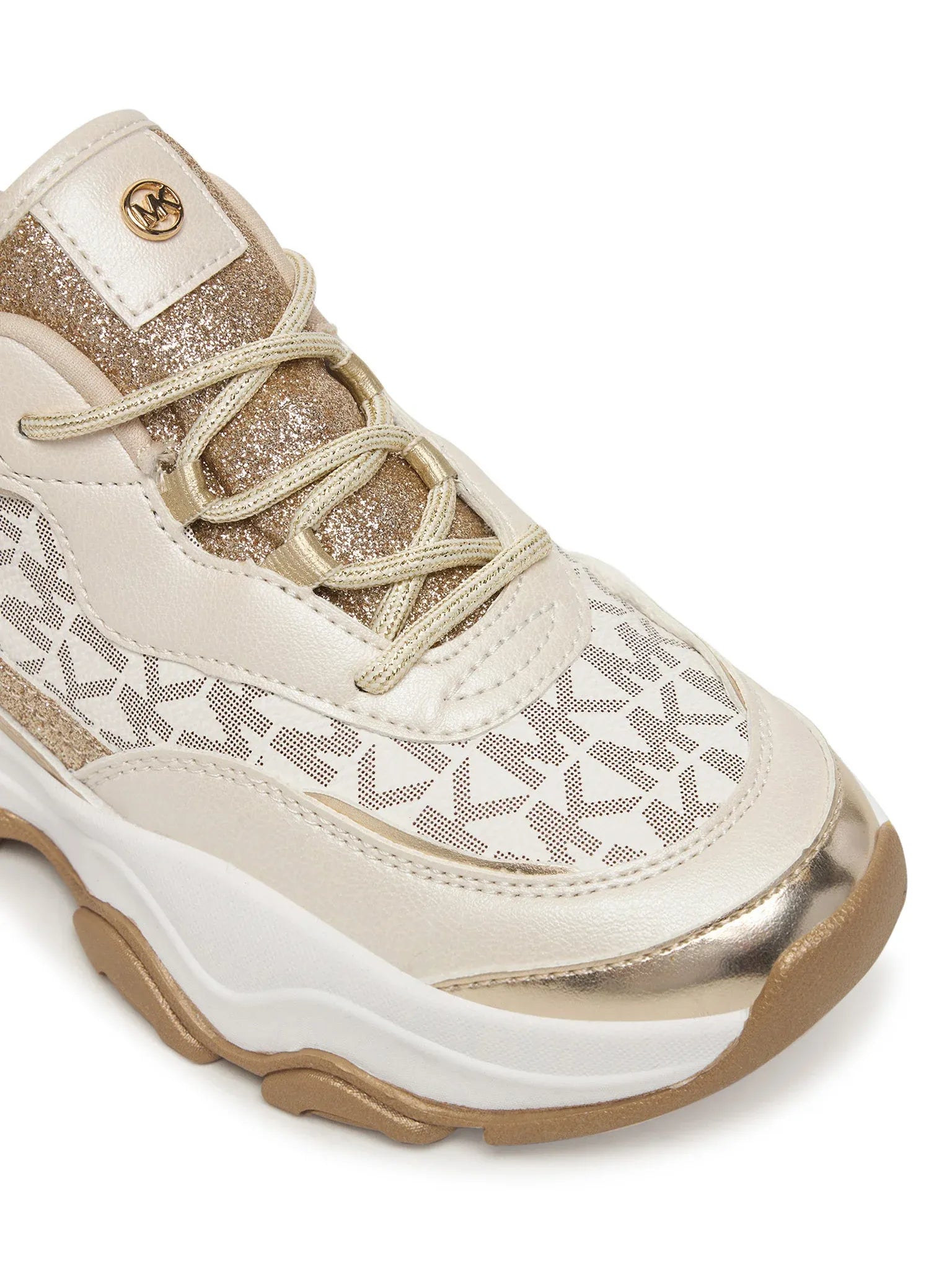 Michael Kors Sapatilhas Sneakers Shoes Atlas Vanila Gol Vanilla Ouro_shot4