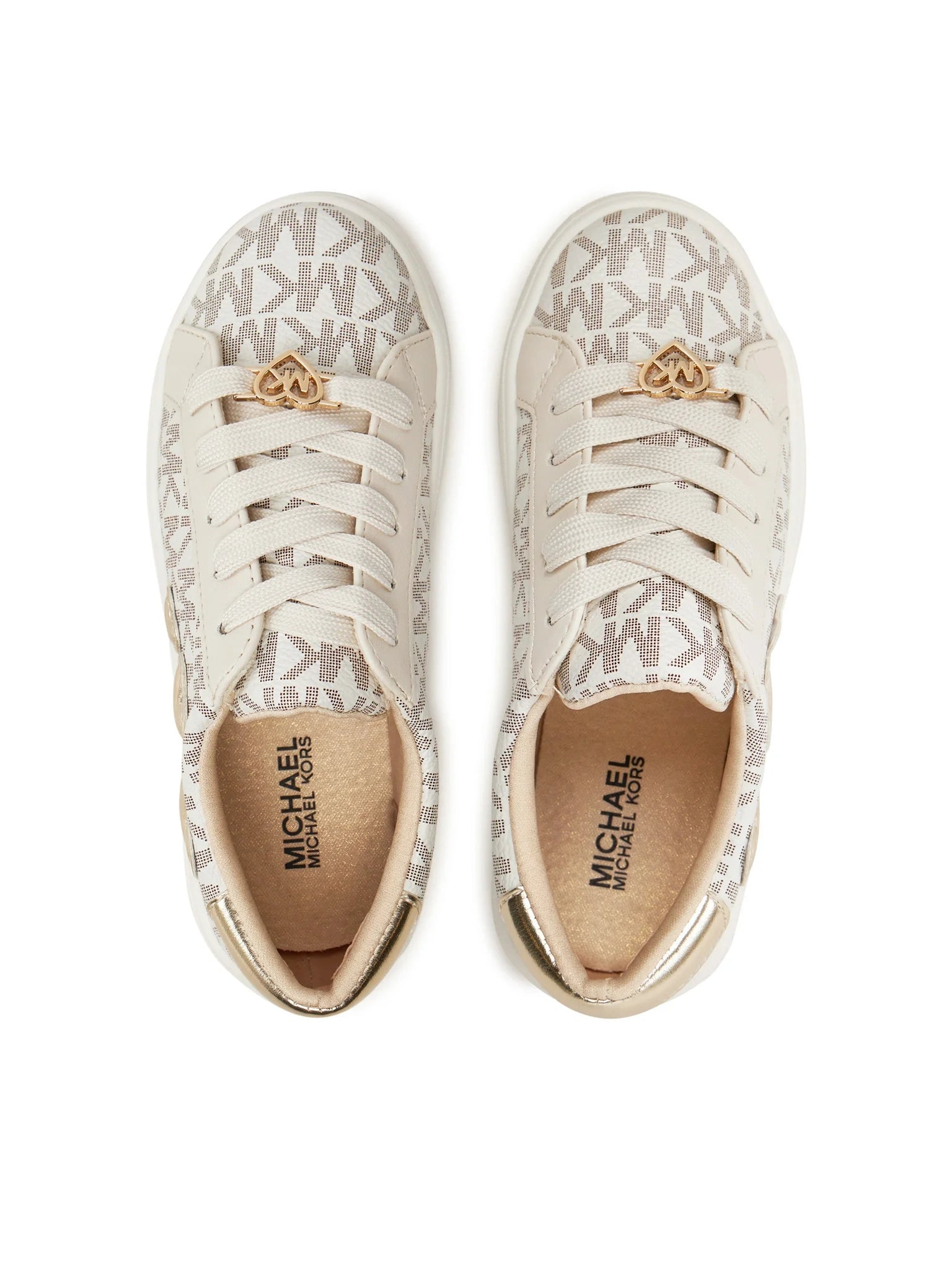 Michael Kors Sapatilhas Sneakers Shoes Jem Kehlani Vanila Gol Vanilla Ouro_shot4