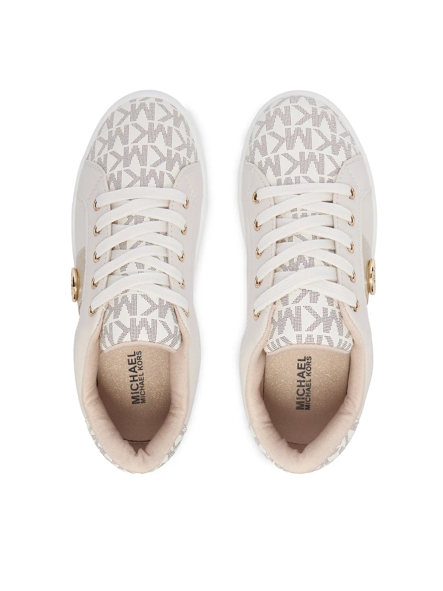 Michael Kors Sapatilhas Sneakers Shoes Jem Raine Vanila Gol Vanilla Ouro_shot4