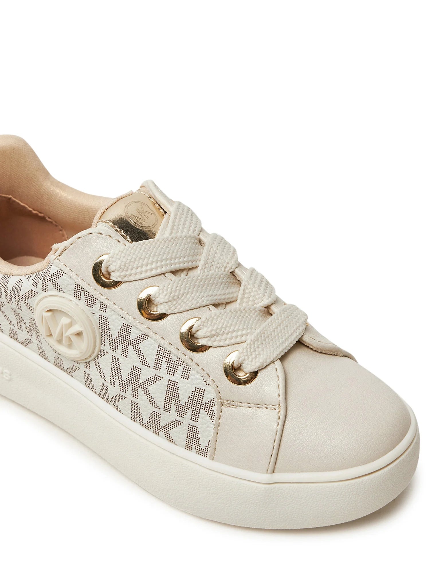 Michael Kors Sapatilhas Sneakers Shoes Jordana Audrey Vanila Gol Vanilla Ouro_shot5