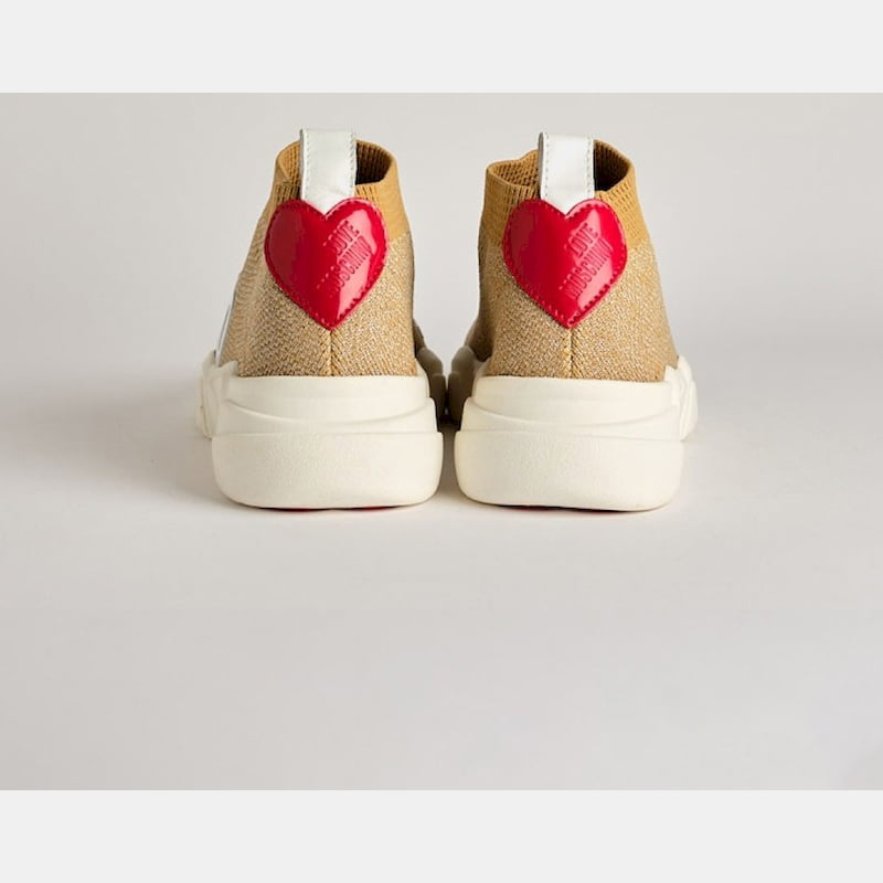 Moschino Sapatilhas Sneakers Shoes Ja15113 Gold Dourado Shot9