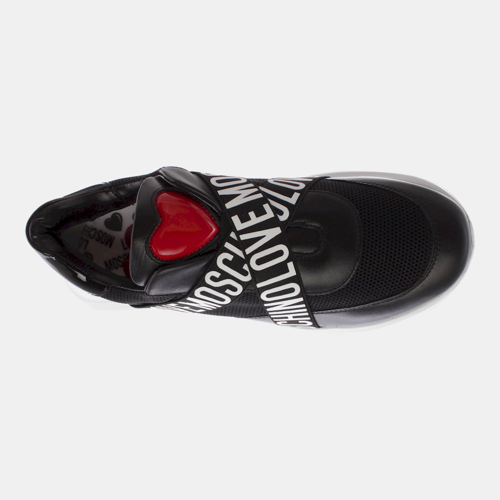 Moschino Sapatilhas Sneakers Shoes Ja15166 Black Preto Shot14