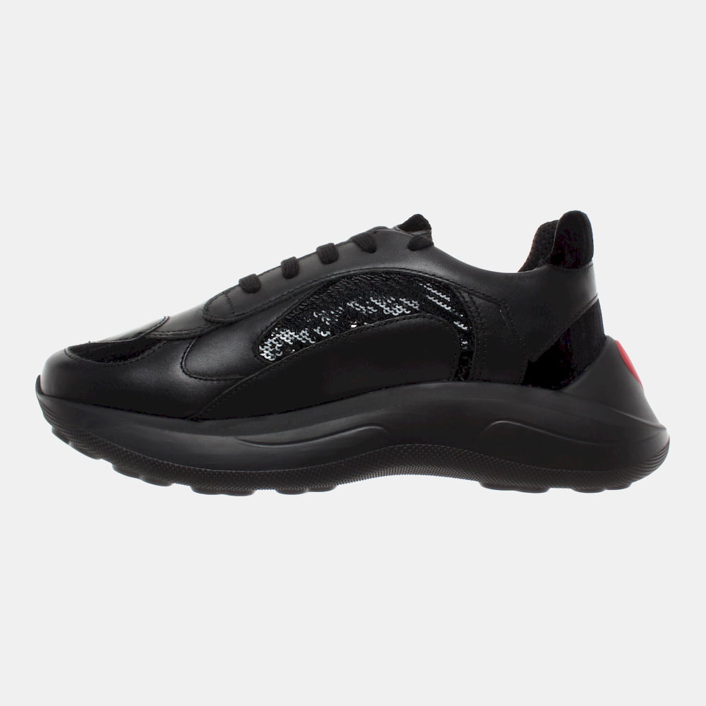 Moschino Sapatilhas Sneakers Shoes Ja15296 Black Preto Shot10