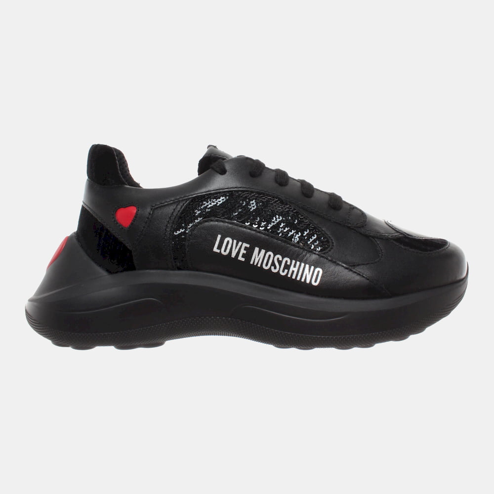 Moschino Sapatilhas Sneakers Shoes Ja15296 Black Preto Shot6