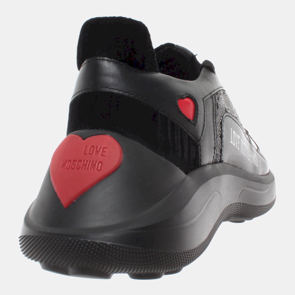 Moschino Sapatilhas Sneakers Shoes Ja15296 Black Preto Shot8