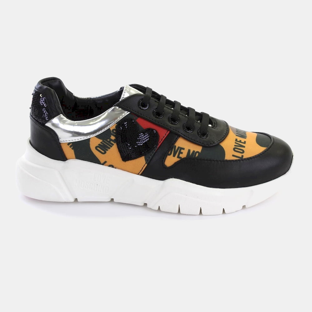 Moschino Sapatilhas Sneakers Shoes Ja15453 Camouflage Camouflage Shot8