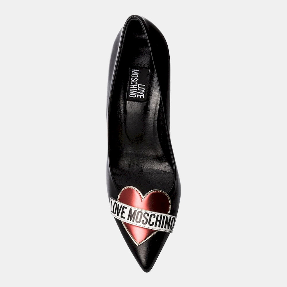 Moschino Sapatos Shoes Ja10016c Black Preto Shot8