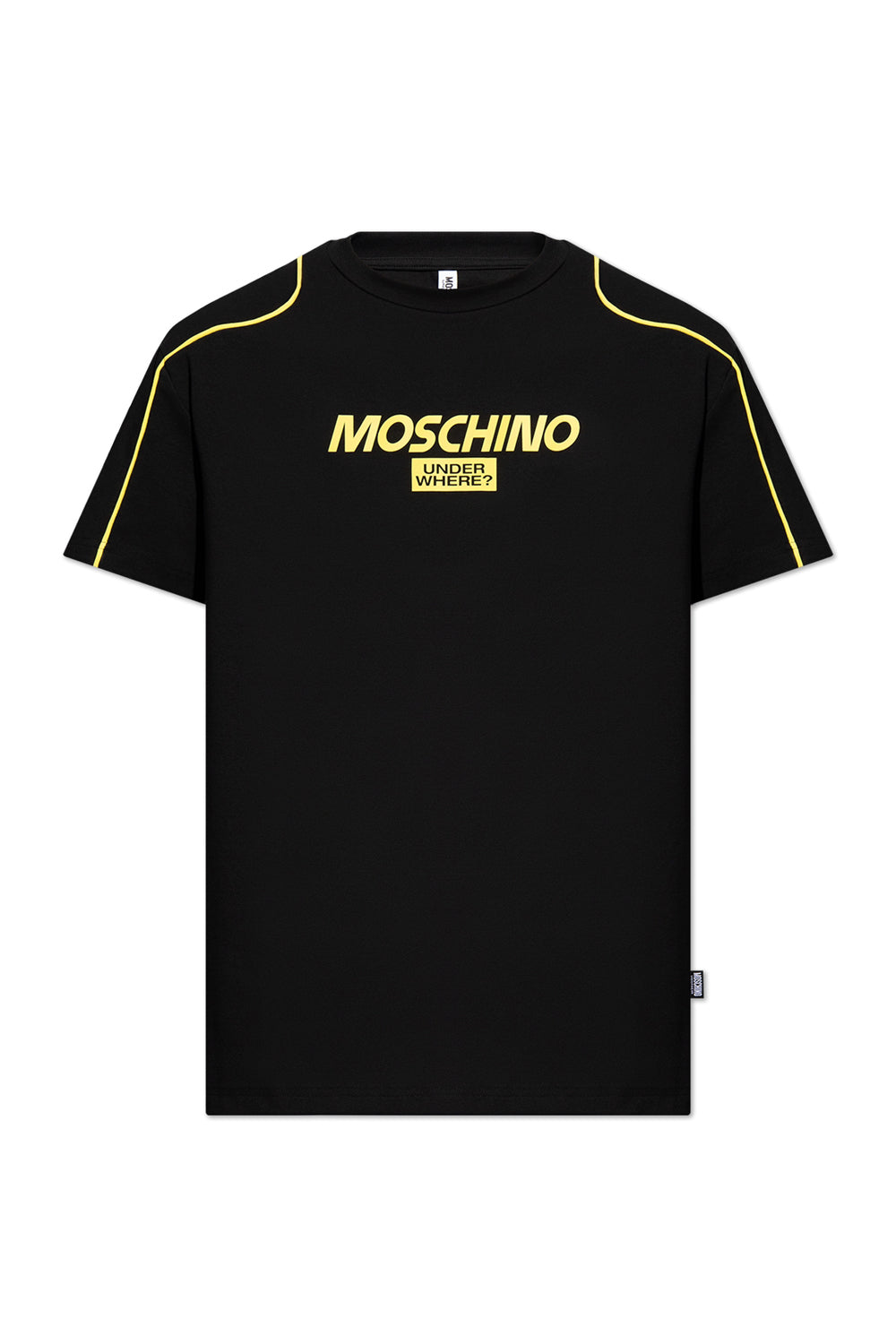 Moschino T Shirt A0707 4420 Blk Yellow Preto Amarelo_shot1