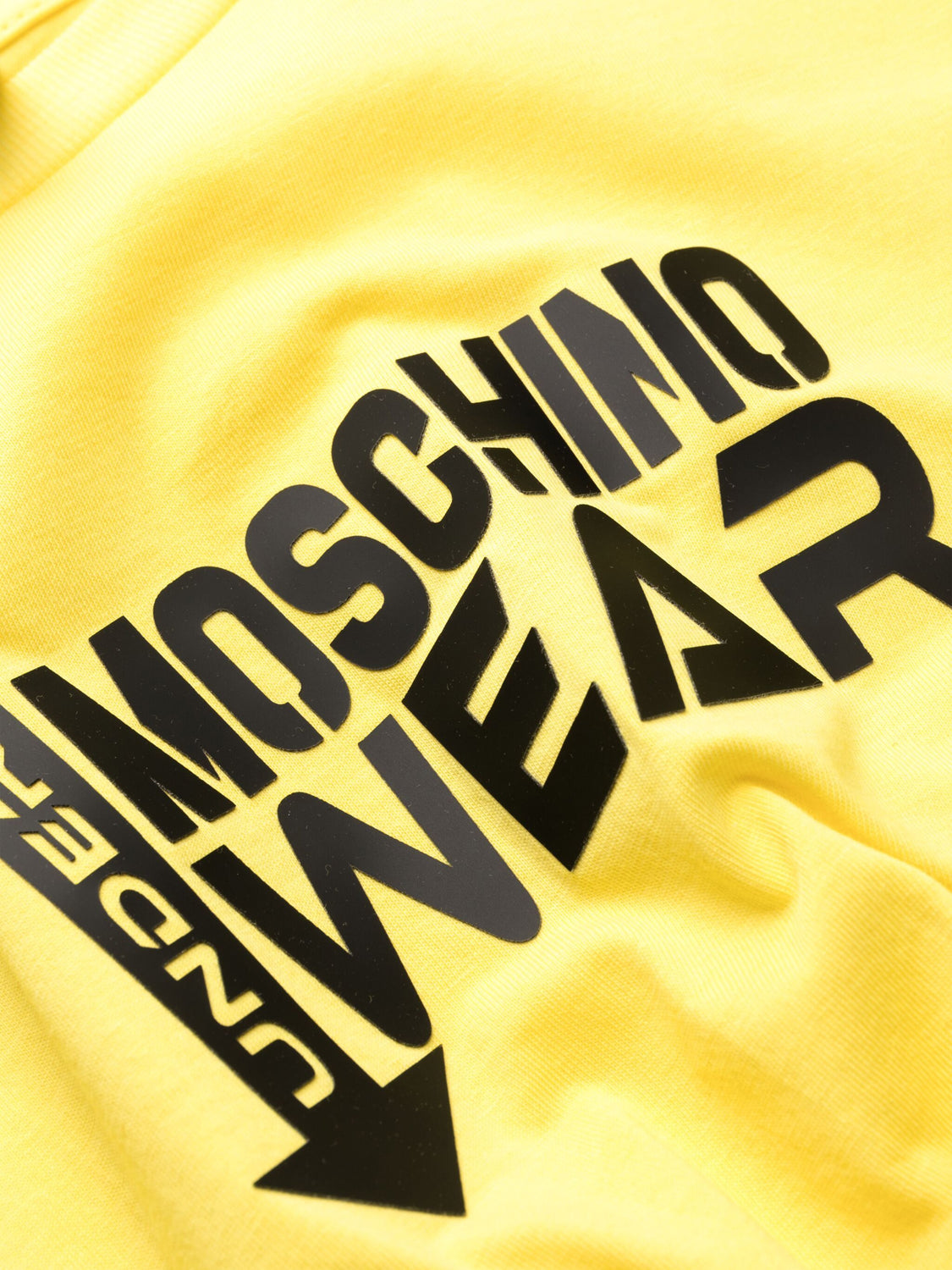 Moschino T Shirt A0712 4424 Yellow Amarelo_shot2