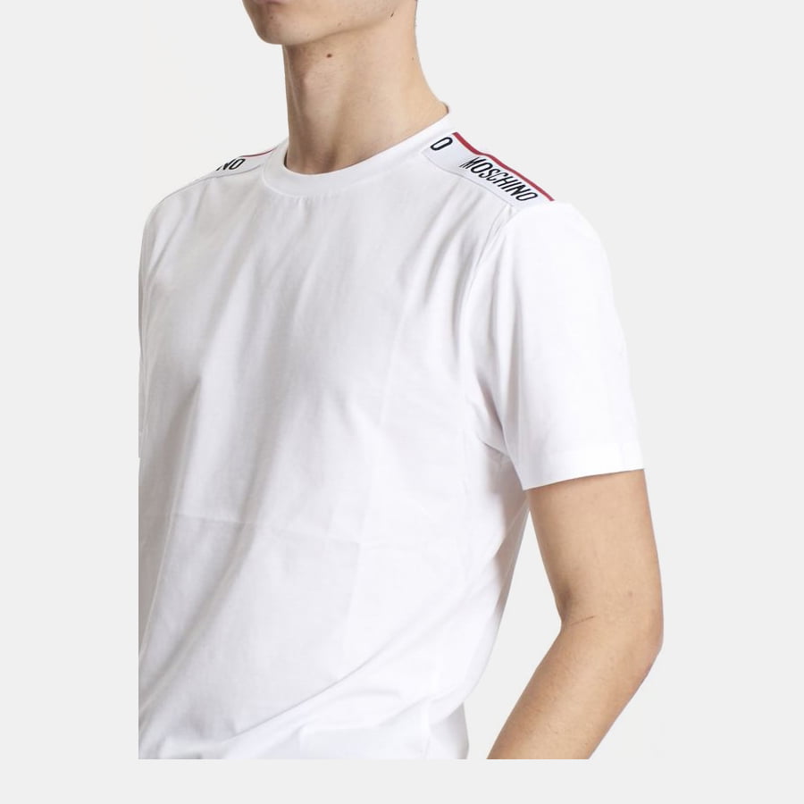 Moschino T Shirt A1916 8101 White Branco Shot4