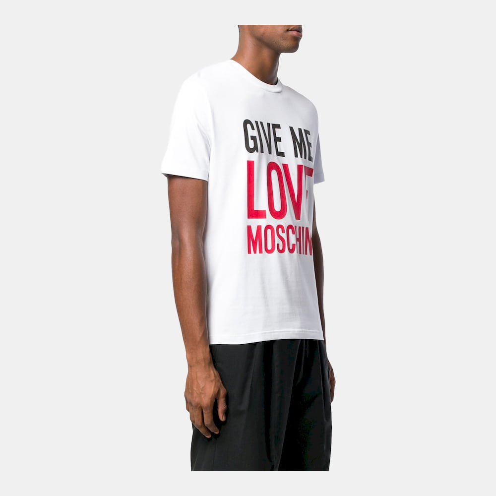 Moschino T Shirt M47312ge White Branco Shot6