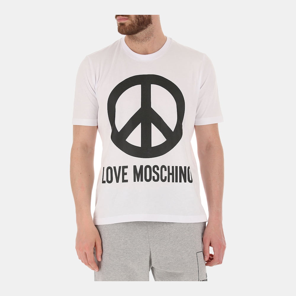 Moschino T Shirt M47322 White Branco Shot4