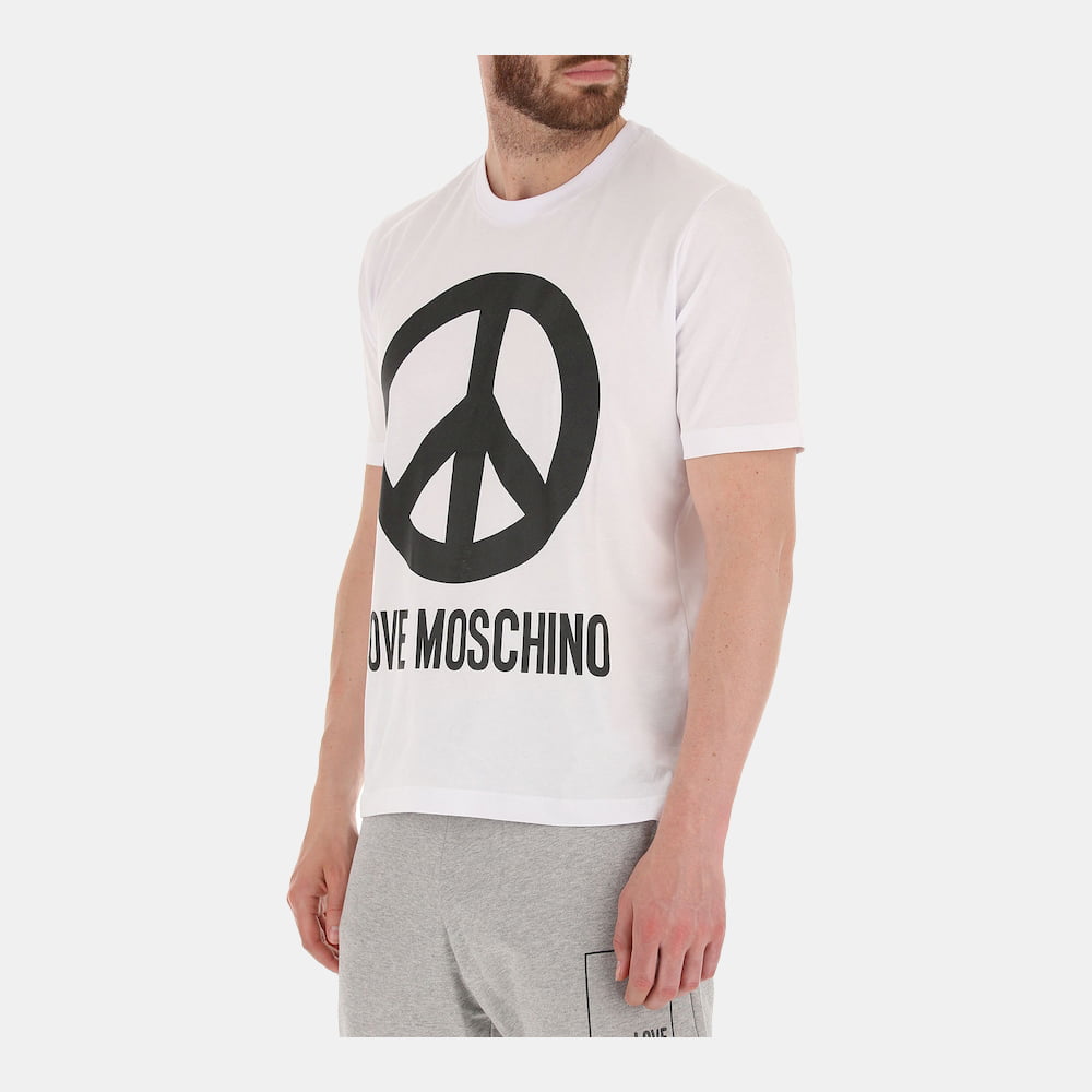 Moschino T Shirt M47322 White Branco Shot6