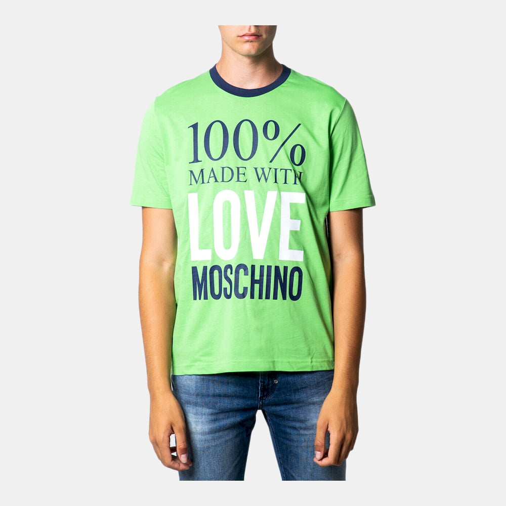 Moschino T Shirt M47323dm Green Verde Shot8