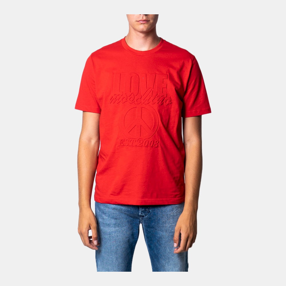 Moschino T Shirt M47323em Red Vermelho Shot6