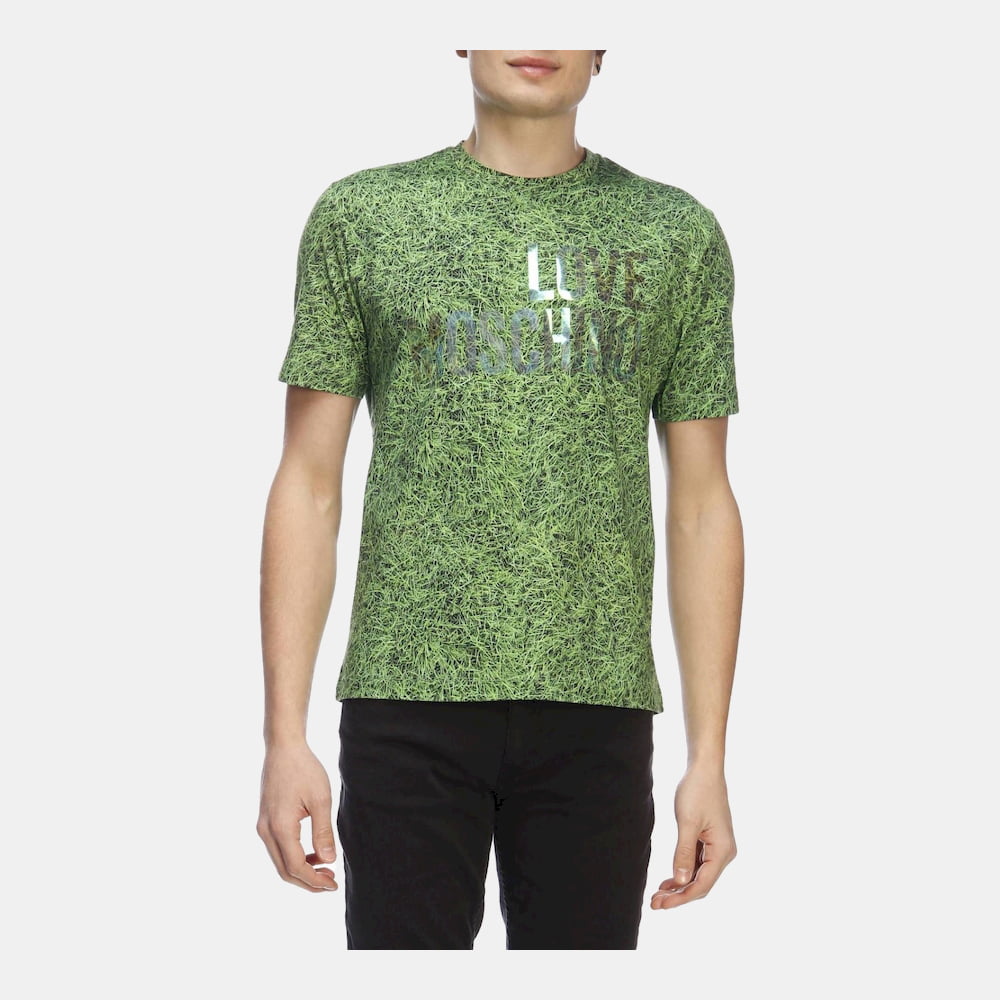 Moschino T Shirt M47323nm Green Verde Shot2