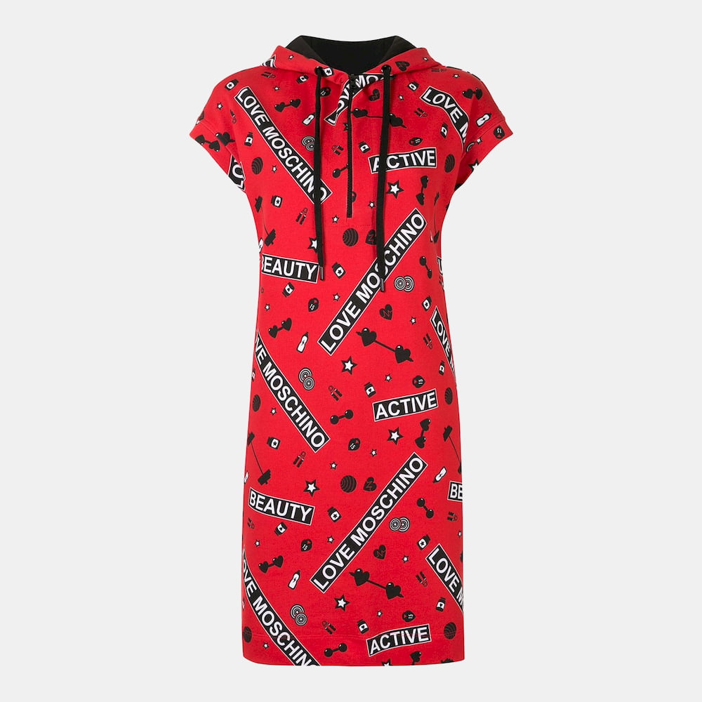 Moschino Vestido Dress W5b7300m Red Vermelho Shot2