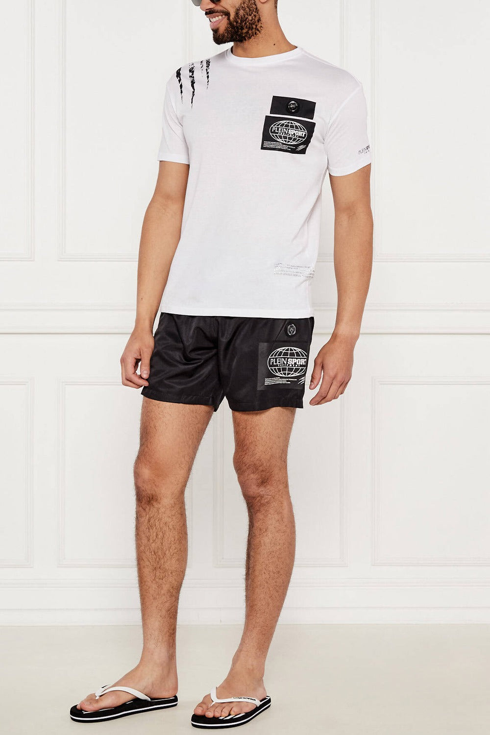 Philipp Plein T Shirt Ps25mts03 White Branco_shot3