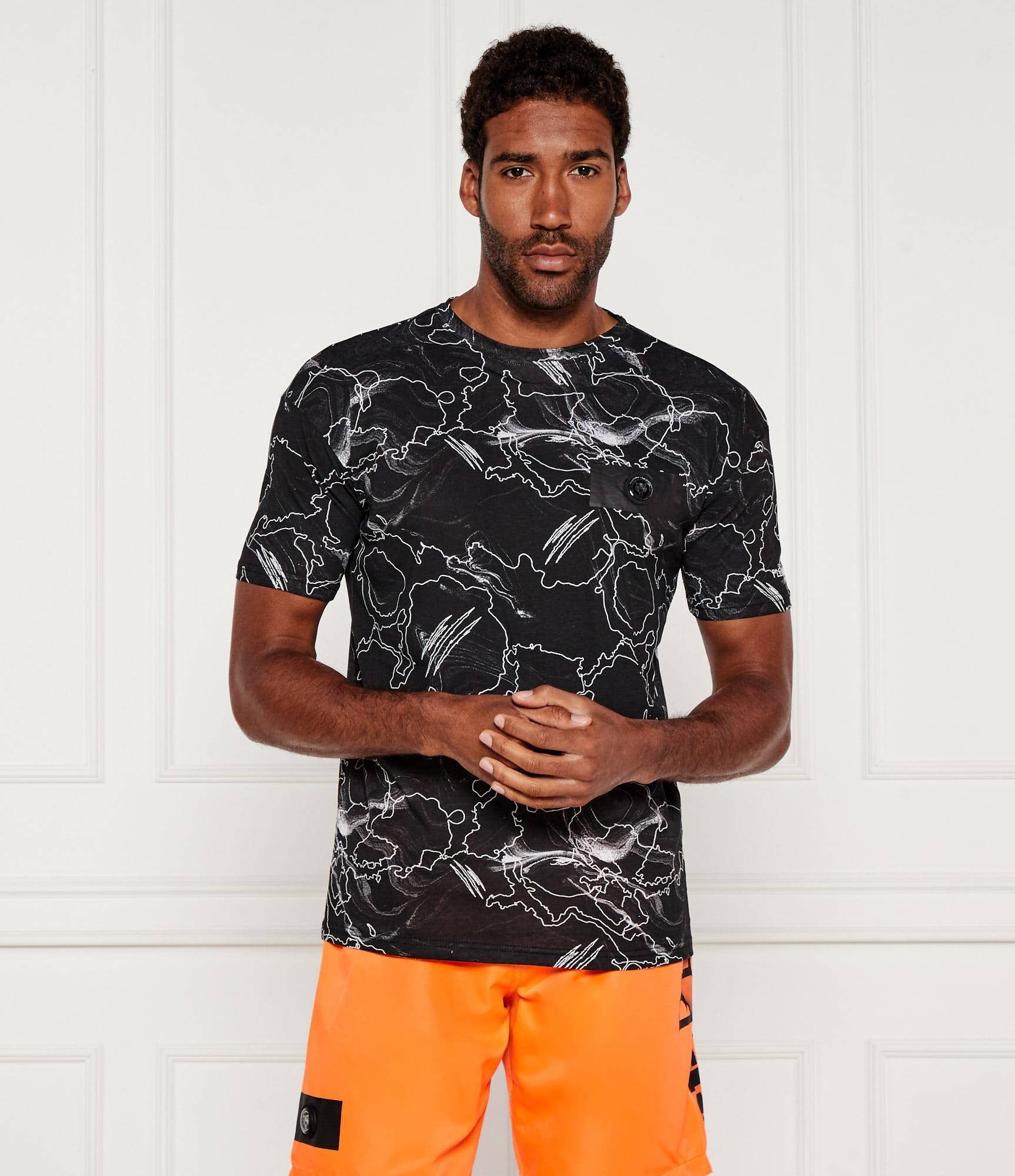 Philipp Plein T Shirt Ps25mts06 Black Preto_shot1