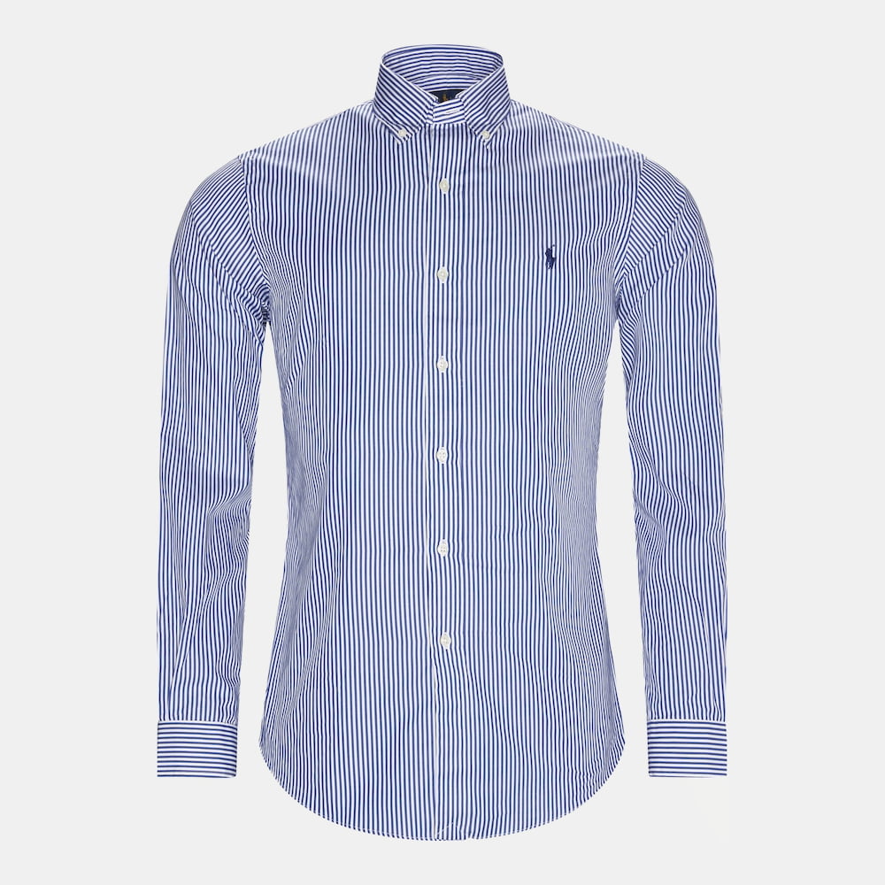 Ralph Lauren Camisa Shirt 710549085 Blu Stripe Azul Shot2
