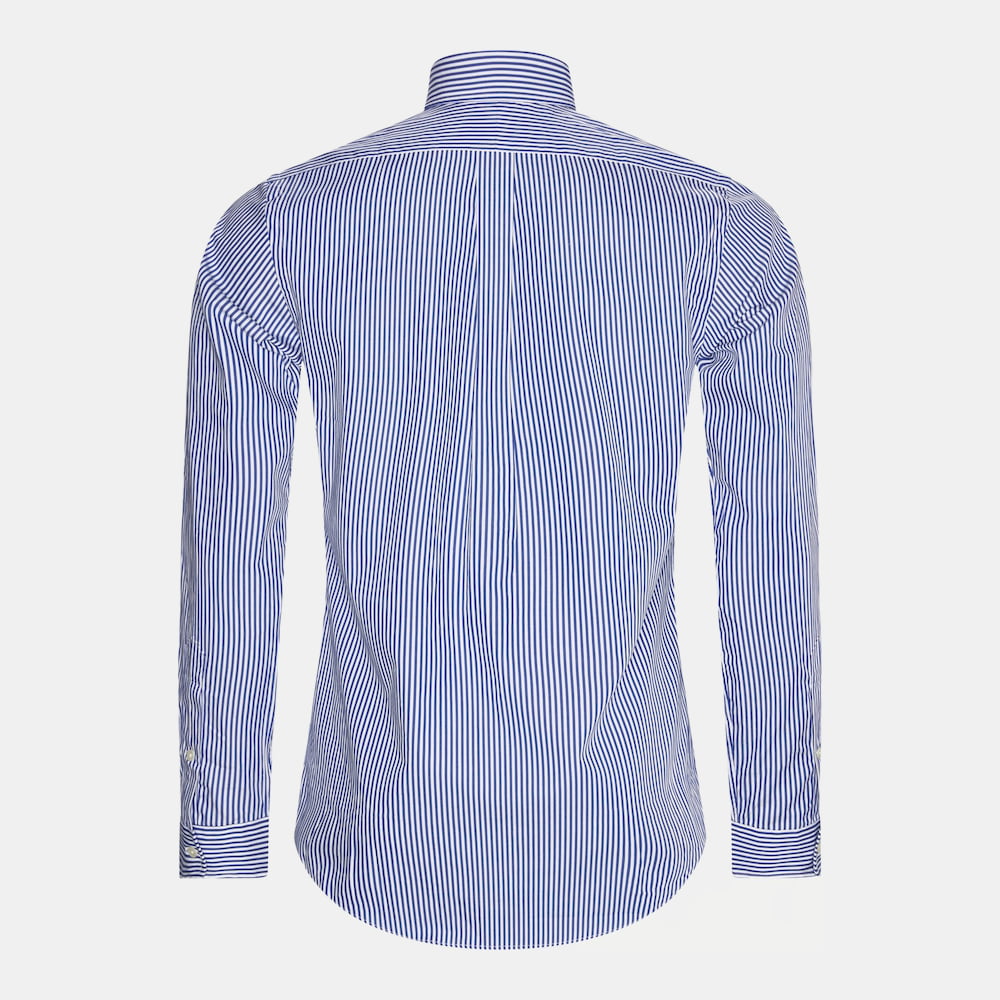 Ralph Lauren Camisa Shirt 710549085 Blu Stripe Azul Shot4