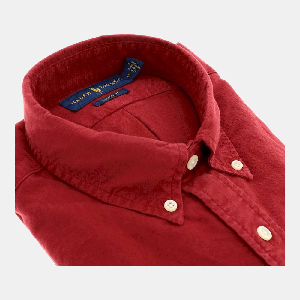 Ralph Lauren Camisa Shirt 710767446 Red Vermelho Shot4
