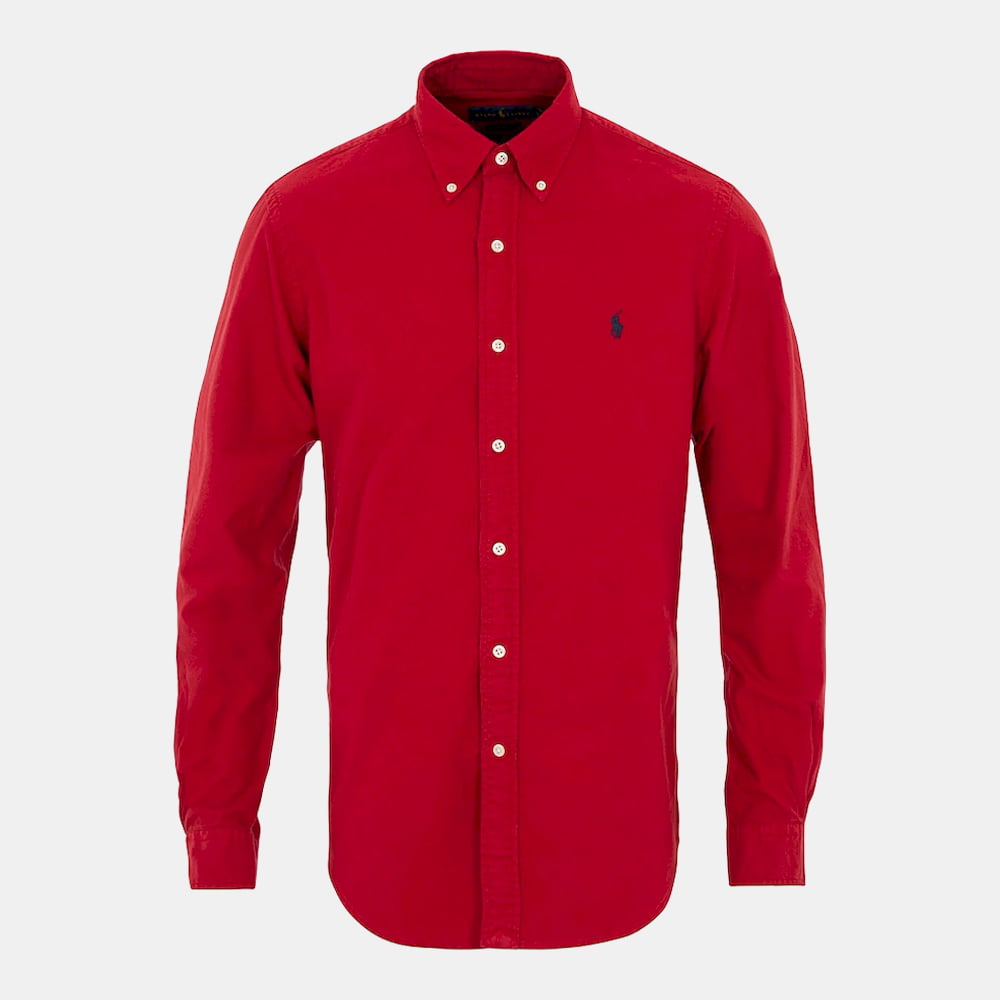 Ralph Lauren Camisa Shirt 710767446 Red Vermelho Shot6
