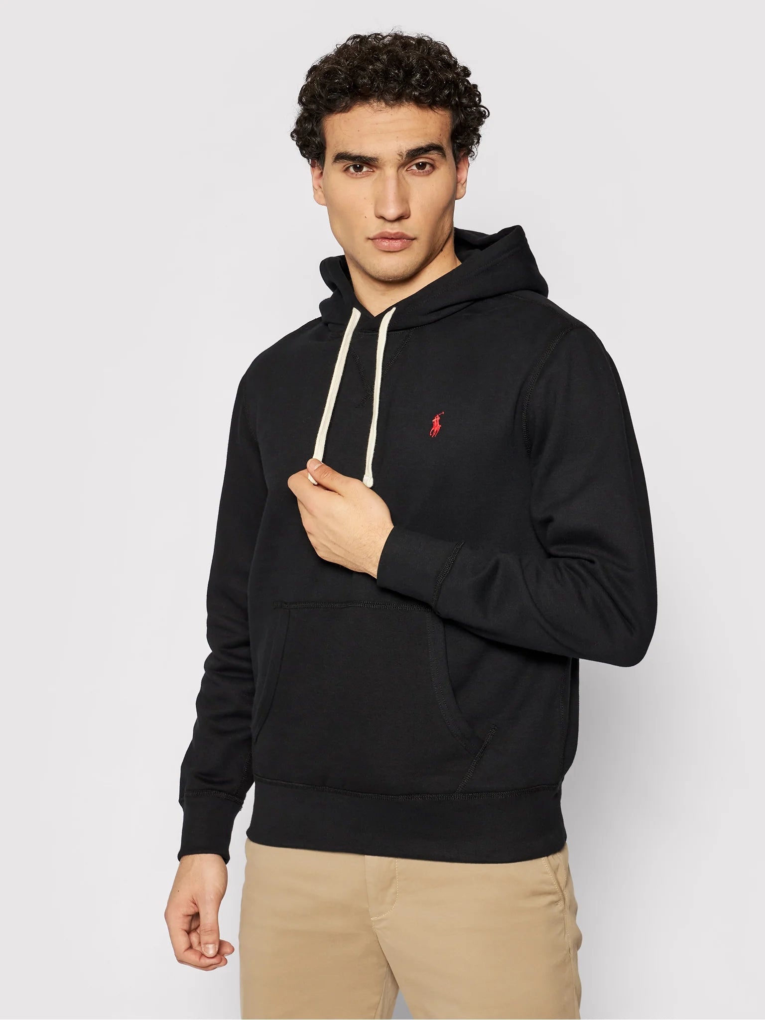 Ralph Lauren Camisola Hoodie 710766778 Black Preto_shot4