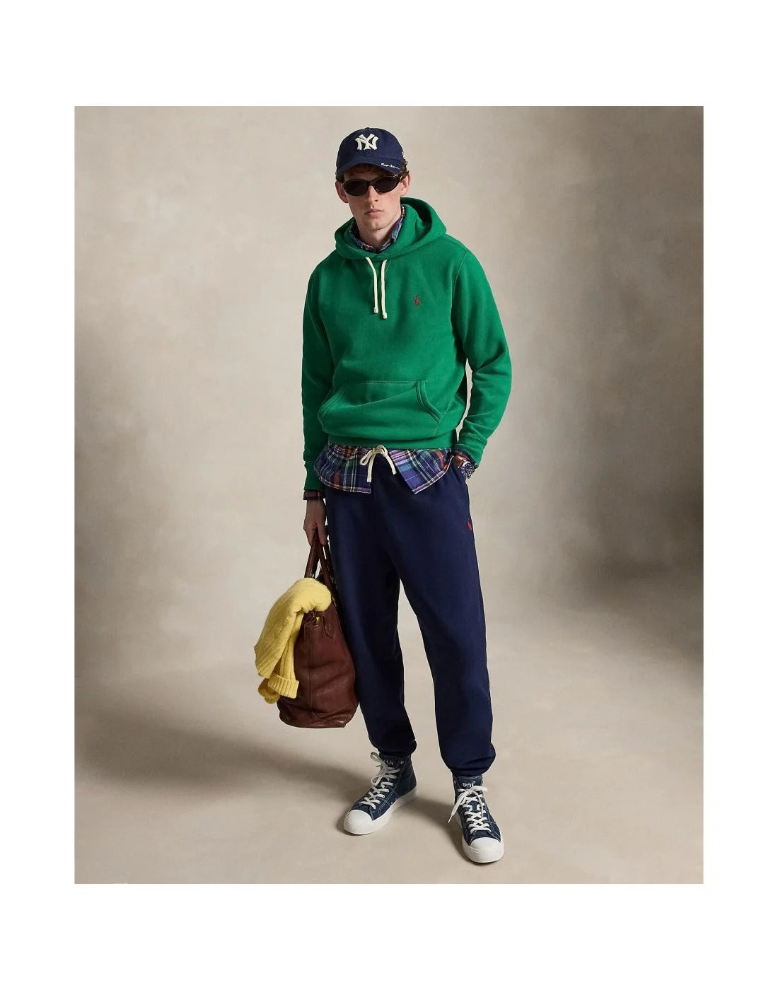 Ralph Lauren Camisola Hoodie 710766778 Green Verde_shot2