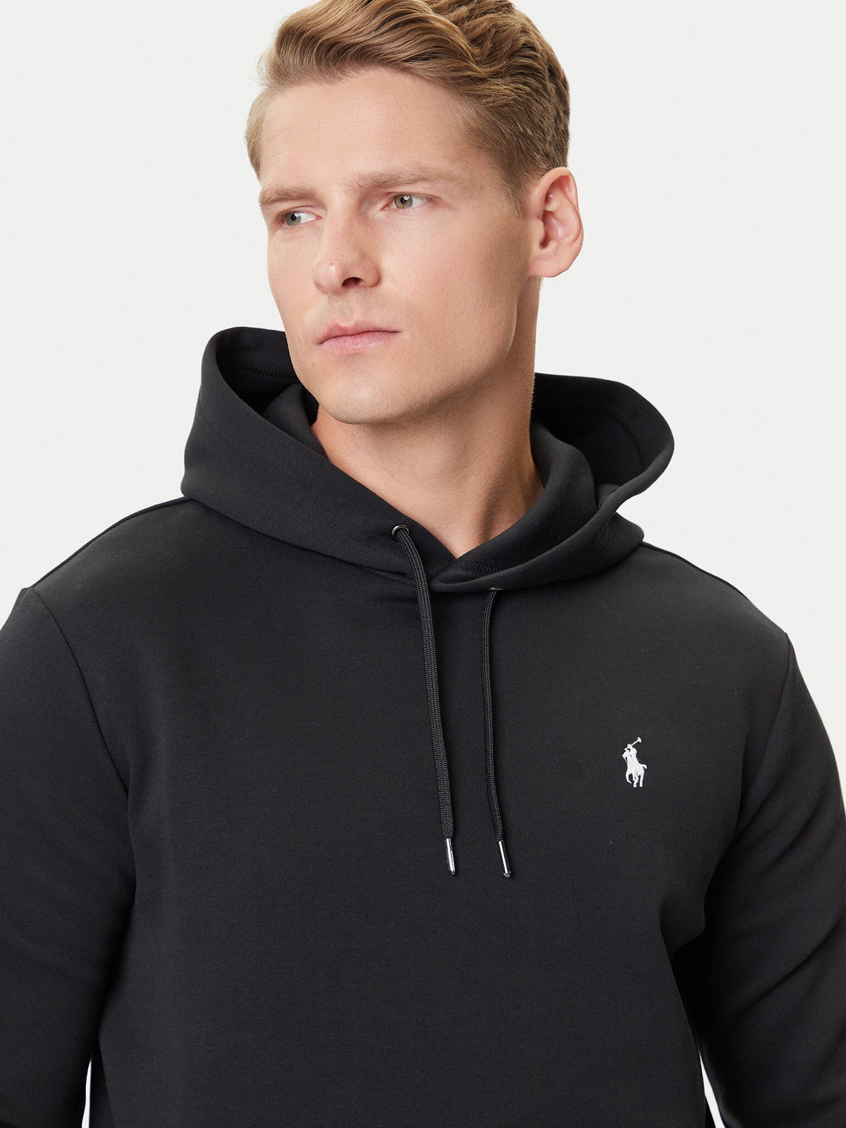 Ralph Lauren Camisola Hoodie 710907092 Blk White Preto Branco_shot4