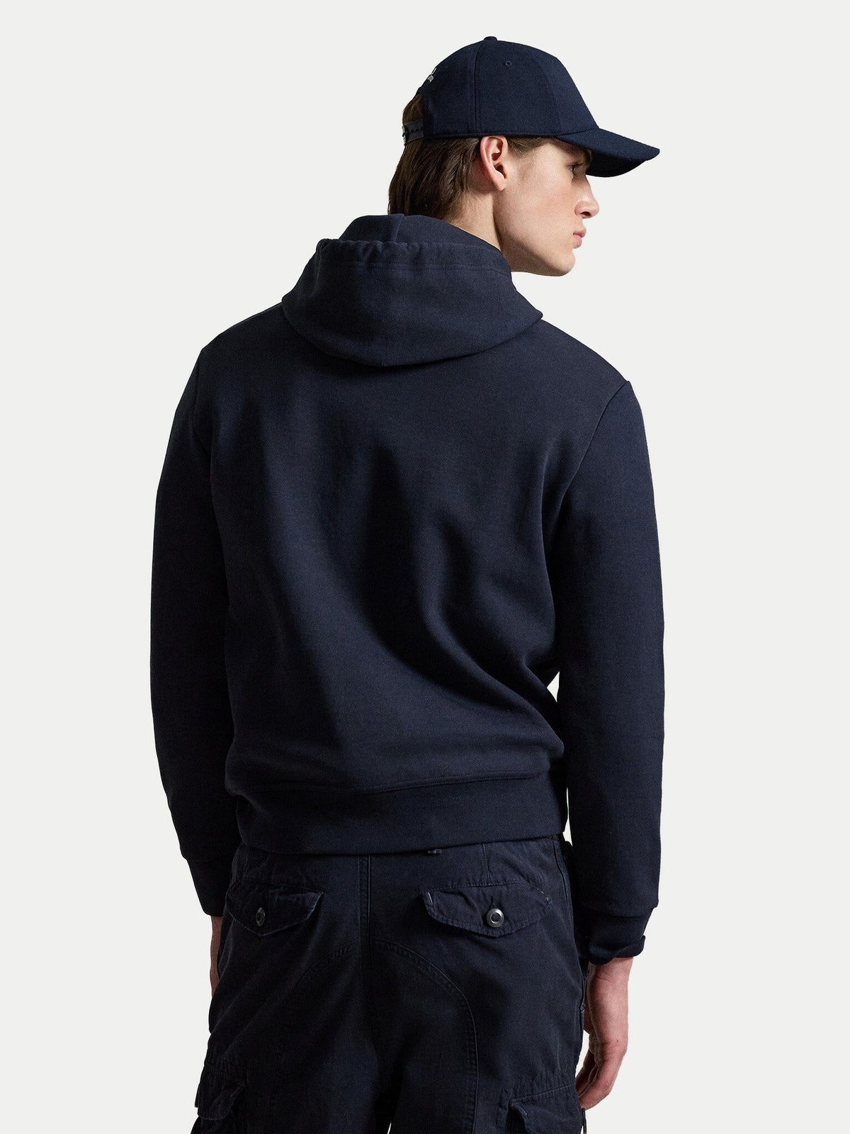 Ralph Lauren Camisola Hoodie 710907092 Navy White Navy Branco_shot3
