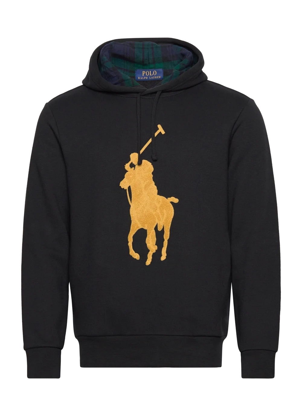 Ralph Lauren Camisola Hoodie 710952241 Blk Gold Preto Ouro_shot5