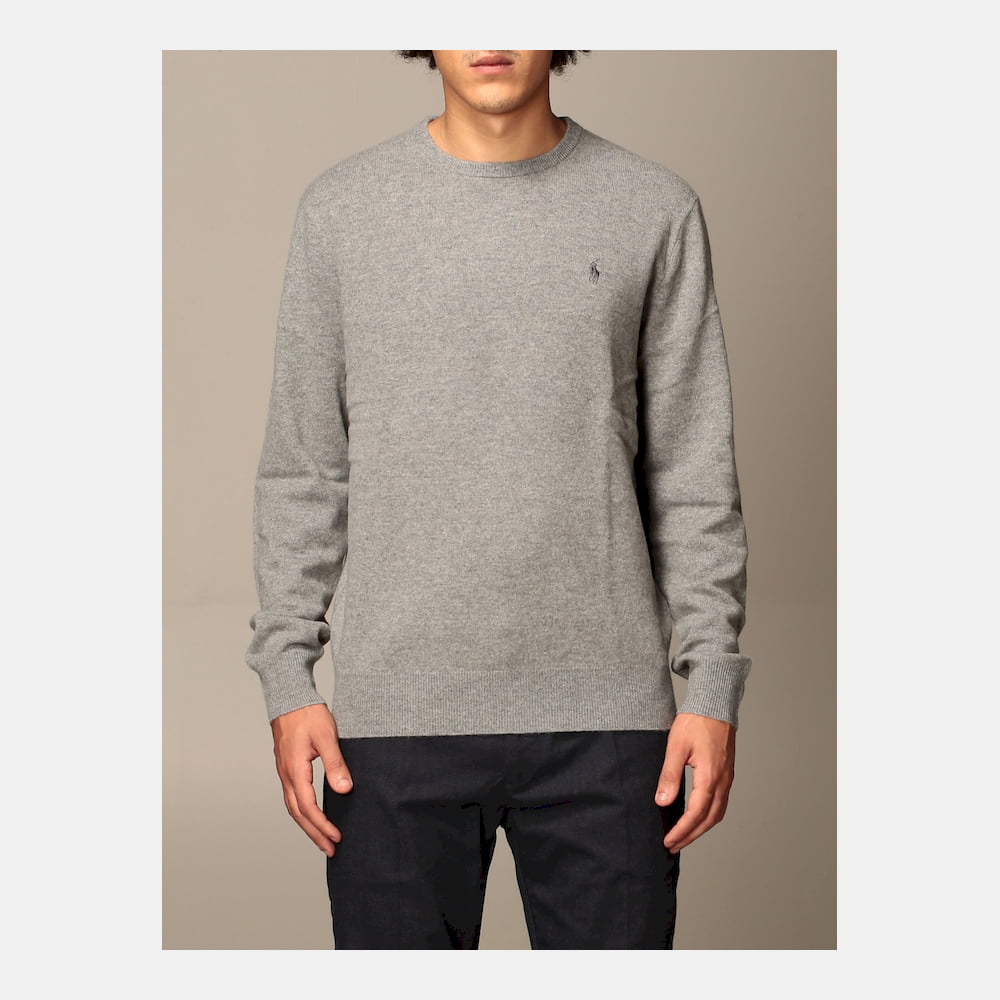 Ralph Lauren Malha Sweater 710667378 Grey Cinza Shot6