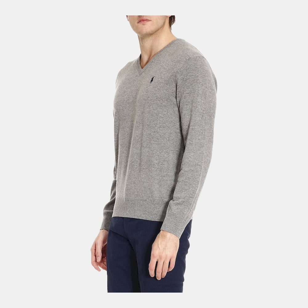 Ralph Lauren Malha Sweater A42svn07 Grey Cinza Shot4
