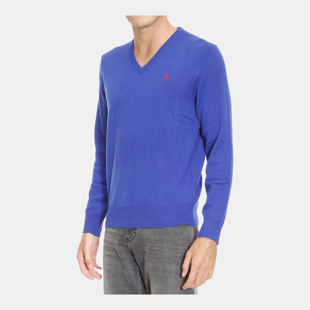 Ralph Lauren Malha Sweater A42svn13 Royal Blue Azul Royal Shot4
